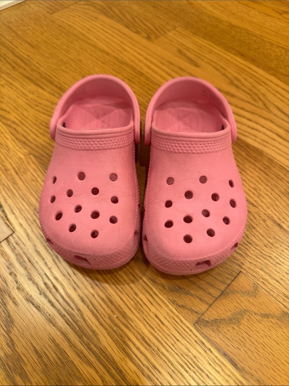 CROCS Kids Pink Classic Clog Sandals